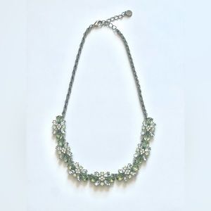 Charter Club Green Crystal Rhinestone Necklace